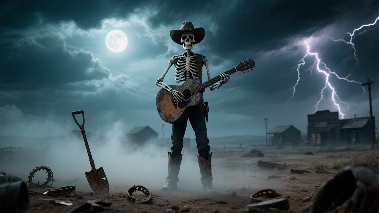 The Sky Don’t Speak to Me - Dark Country Gothic Americana Music Single by Coffin Crown featuring haunting ballads, southern gothic themes, and atmospheric dark country sounds