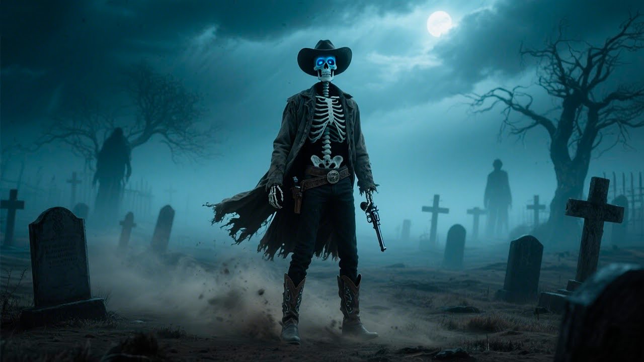 Bones Don’t Ride Alone - Dark Country Gothic Americana Music Single by Coffin Crown featuring haunting ballads, southern gothic themes, and atmospheric dark country sounds